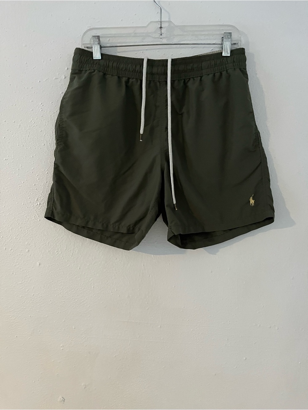 Polo by Ralph Lauren Olive Green Drawstring Athletic Shorts